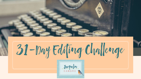 31-Day Editing Challenge