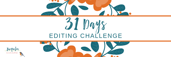 31-Day Editing Challenge